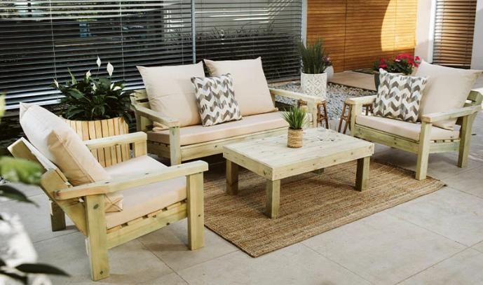 Outdoor seating area