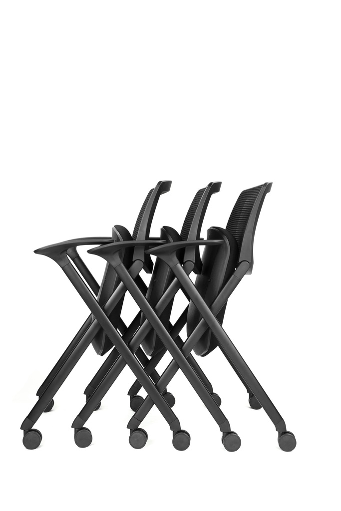 Armchair with wheels