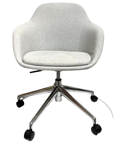 Armchair with wheels