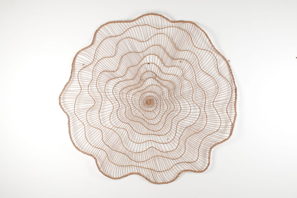 Rattan wall decoration
