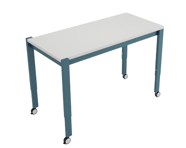 Desk with wheels