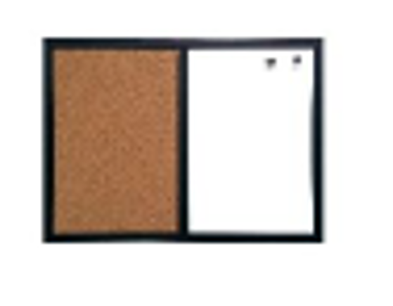 Whiteboard+Cork board