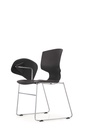Chair with side table