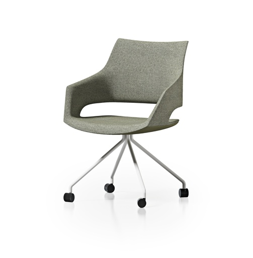 [12100203] Armchair with wheels