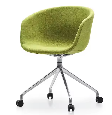 [12100258] Armchair with wheels