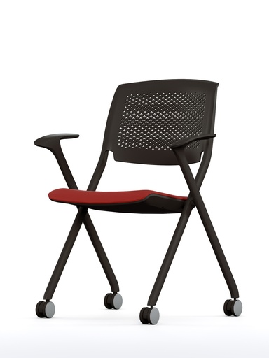 [12100317] Armchair with wheels